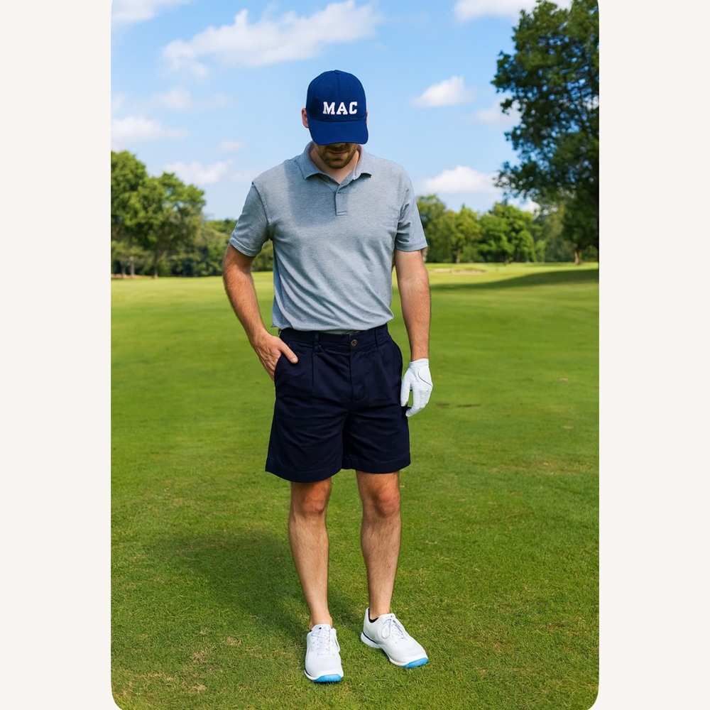 Jack Nicklaus Navy Blue Golf Shorts Men's Size 32